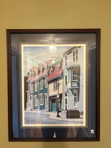 30: Jelly Bean Row Art - L31 W25 - online auction on EastBid