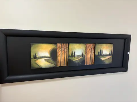 152: Wall Art - Grass Fields - 58 x 19.5 - online auction on EastBid