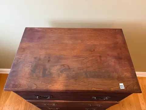 55: Wooden Dresser - H38 W25 L16 - thumbnail 2