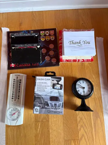 83: Dash Cam, Clock + more - online auction on EastBid