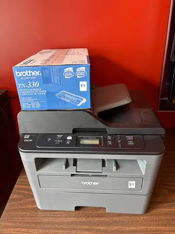 84: Brother Printer and Laser Cartridge (working) - online auction on EastBid