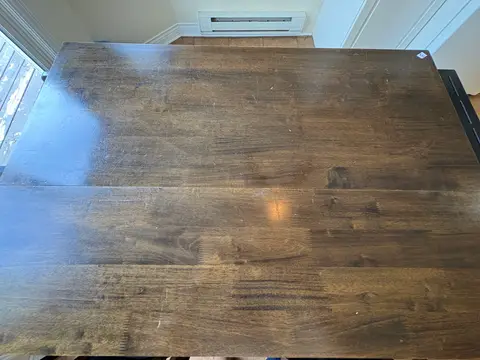 119: Kitchen Island w/ Stools - H36 W29.5 L45.5 - thumbnail 4