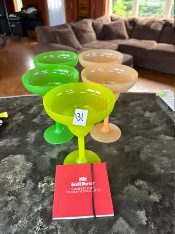 132: Outdoor Margarita Cups (plastic) - online auction on EastBid