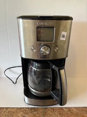 180: Cuisinart Coffee Maker (untested) - online auction on EastBid