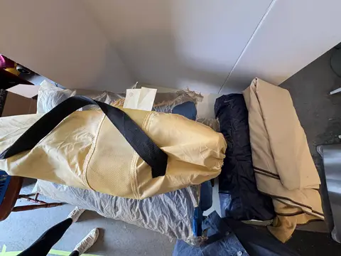 186: Air Mattress, 8-Person Tent, Tarp, Chair - thumbnail 2