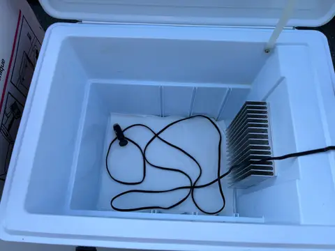 20: Electric Cooler/Warmer - Koolatron 12V, 48-Can, AC Adapter, Box - thumbnail 2