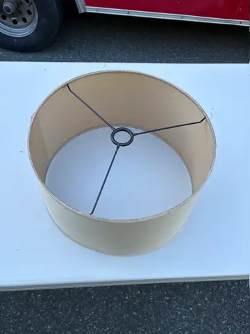 26: 15" Drum Lamp Shade, Cream - thumbnail 2