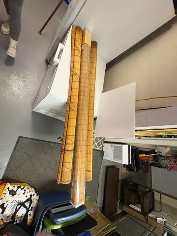 112: Bamboo Shades (3): Bouclair Tahiti 72" x 72" + 2 Roll-Ups - thumbnail 3