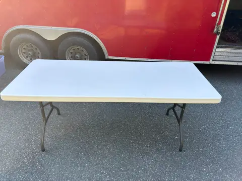 21: 6 ft Folding Table - Lifetime, 71" x 30" - thumbnail 1
