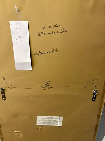 107: Large Mirror, 53.5" x 23.5" - thumbnail 3