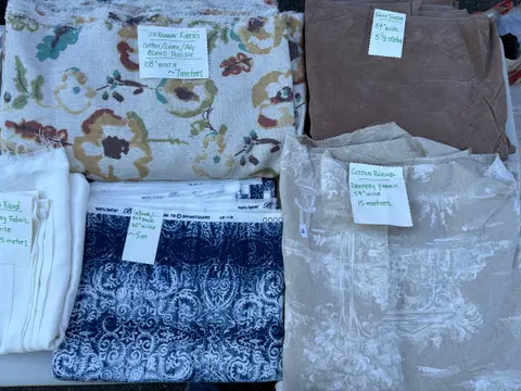 16: Drapery and Decor Fabric Lot 4 - 6 Pieces, ~40 m - thumbnail 2