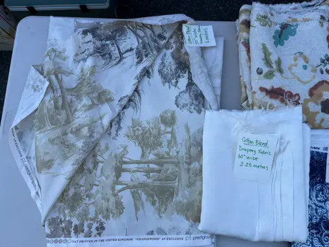 16: Drapery and Decor Fabric Lot 4 - 6 Pieces, ~40 m - thumbnail 3
