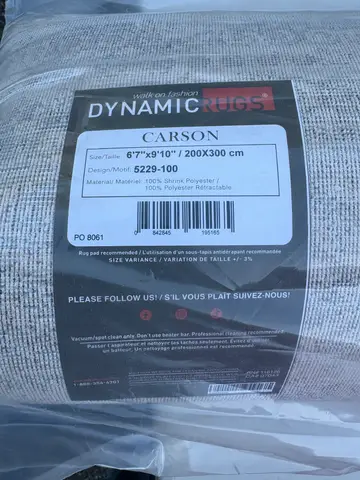 35: 2 Area Rugs - Dynamic Rugs Carson 6'7" x 9'10" + Brown Floral - thumbnail 4