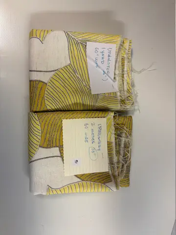 91: Upholstery Fabric x2 - 1 yd and 2 m, 60" Wide - online auction on EastBid