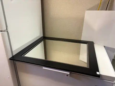 110: Black Decorative Mirror, 32.75" x 28.75" - thumbnail 2